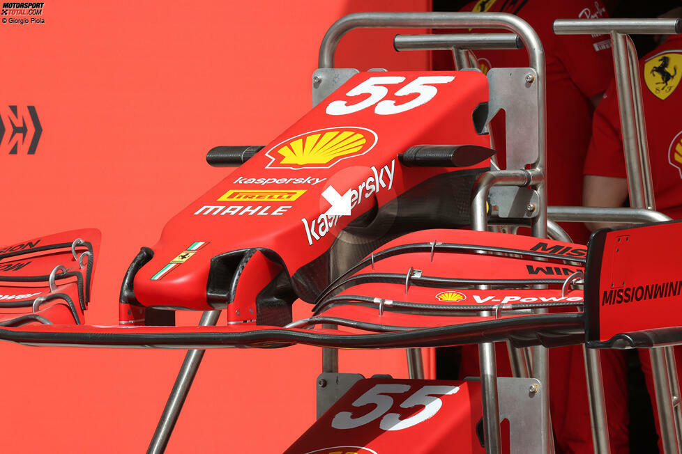 Ferrari SF21: Frontpartie