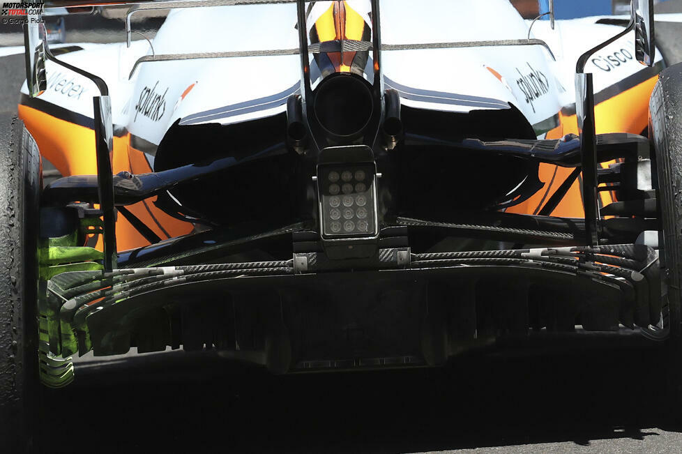 McLaren MCL35M: Diffusor