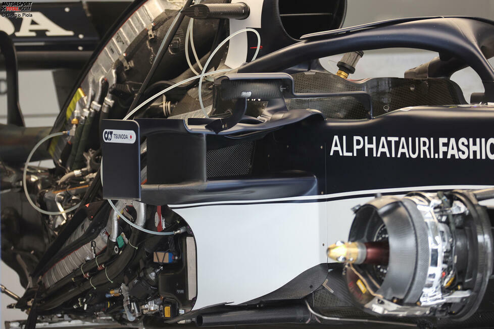 AlphaTauri AT02: Antriebsinstallation