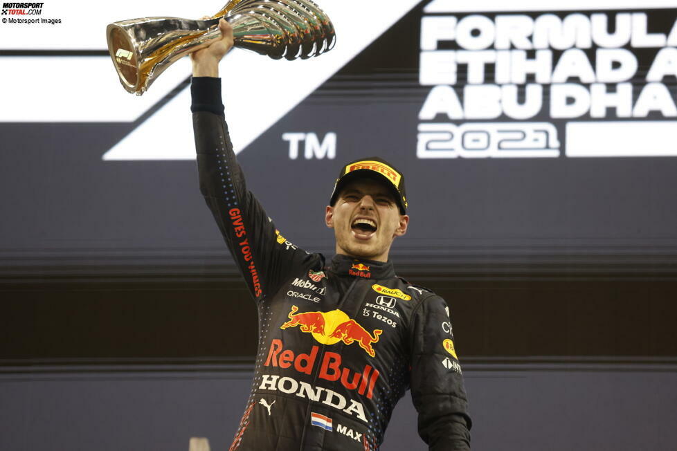 Max Verstappen ist am Ziel seiner Träume: Er ist Formel-1-Weltmeister 2021! Und wie der Red-Bull-Fahrer den WM-Titelgewinn in Abu Dhabi gefeiert hat, das zeigen wir auf den nächsten Bildern ...