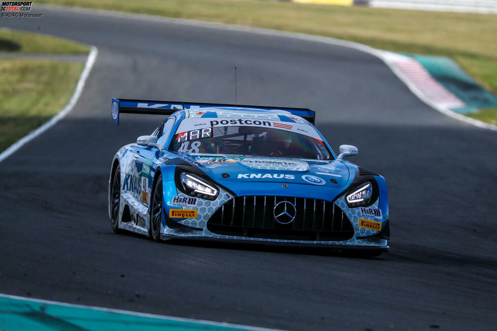 Schneller Stern: Das schnellste Auto in Oschersleben ist der Mercedes-AMG. Marvin Dienst fuhr damit 2019 den bestehenden ADAC GT Masters-Rundenrekord, Raffaele Marciello (Bild) beim Finale im vergangenen Herbst einen neuen Qualifyingrekord.
