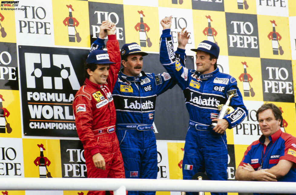 14. Alain Prost - Barcelona 1991 (Platz zwei)