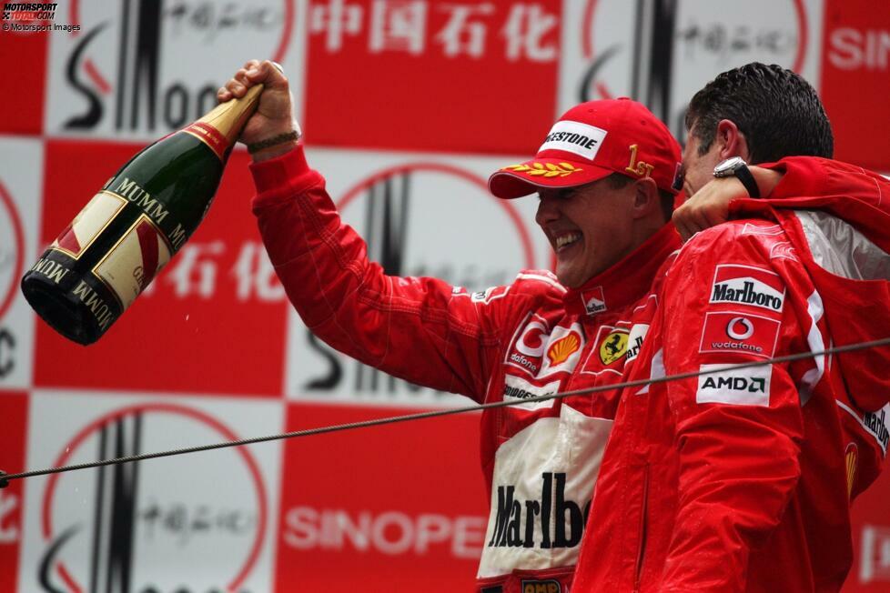 7. Michael Schumacher - Schanghai 2006 (Platz eins)