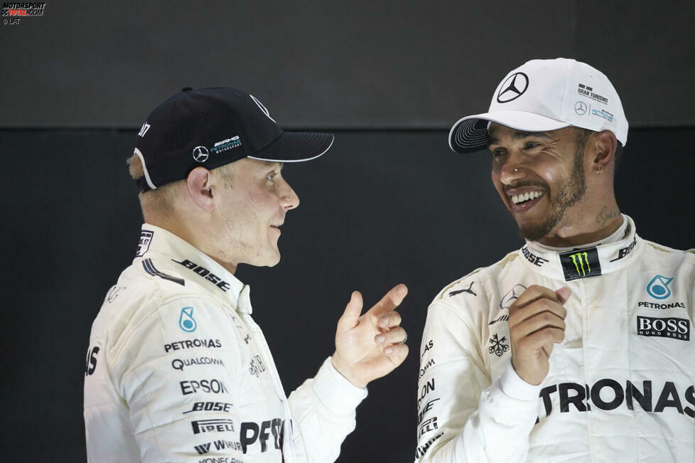 Valtteri Bottas - Nach dem heißen Duell gegen Rosberg kommt 2017 mit Bottas deutlich mehr Ruhe bei Mercedes rein. Das dürfte auch daran liegen, dass der Finne Hamilton nur punktuell ärgern kann, über eine ganze Saison aber nie eine Chance hat. Fünfmal so viele Siege holt Hamilton. So klar hängt er sonst nur Kovalainen ab.