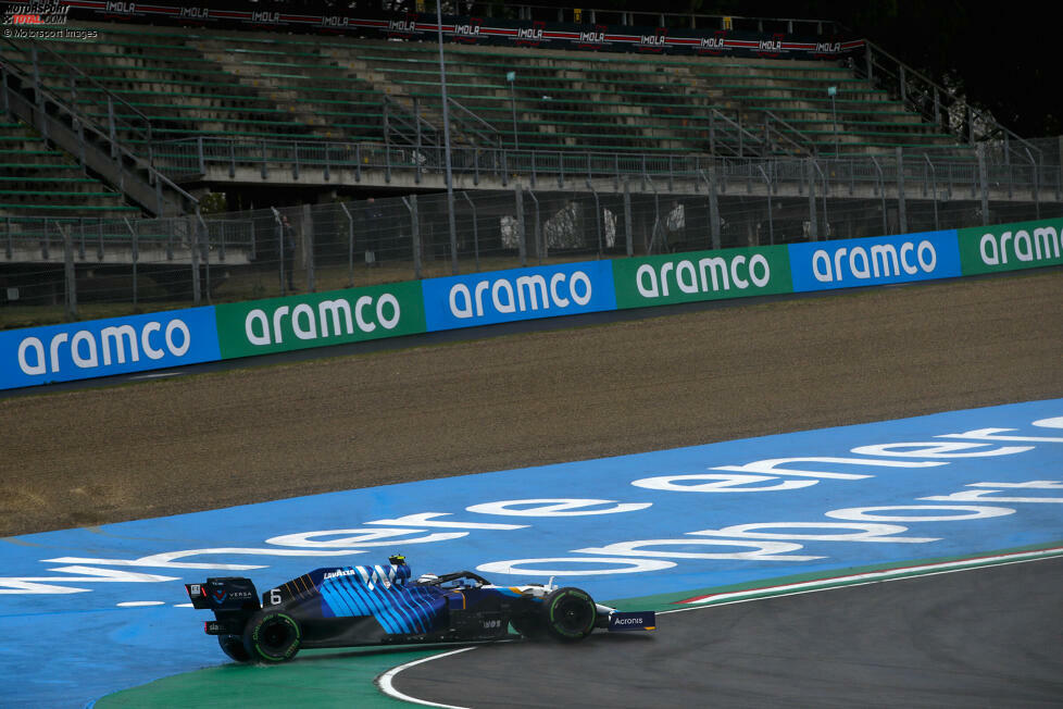 Nicholas Latifi (5): Ärgerlich, denn bis zum Samstag zeigte der Kanadier seine vielleicht bislang beste Leistung in der Formel 1, war im Training sogar schneller als Russell. Hilft aber wenig, wenn man dann im Rennen in der ersten halben Runde mit zwei Fehlern und einem selbstverschuldeten Crash alles wieder kaputtmacht ...