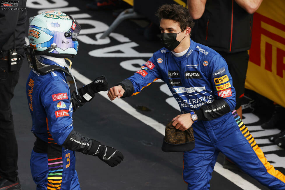 Daniel Ricciardo (3): Deutlich langsamer als der Teamkollege, aber auch hier gibt's den bereits angesprochenen 