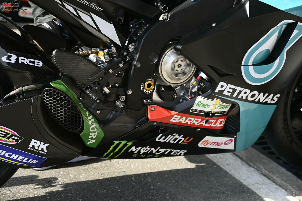 Yamaha hat auch das Chassis überarbeitet. Das Gefühl ist zwar nicht so wie mit der 2019er-Version, aber laut Rossi, Vinales und Quartararo ist das Turning etwas besser als im Vorjahr.