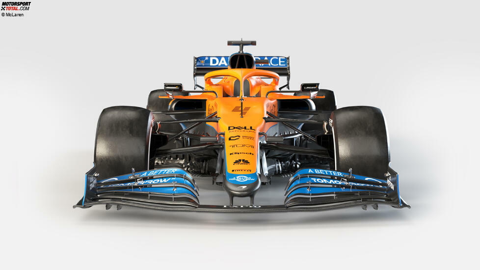 So sieht er aus, der neue McLaren MCL35M für die Formel-1-Saison 2021! Auf den folgenden Bildern stellen wir das Fahrzeug im Detail vor.