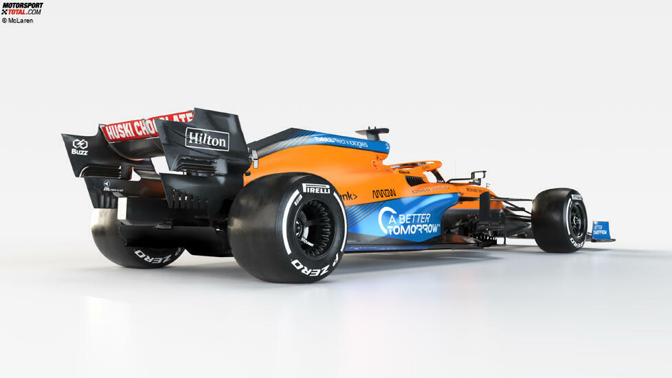Apropos: Den Mercedes-Stern sucht man auf dem McLaren MCL35M vergebens. Der Grund: McLaren ist ein reines Kundenteam. Das Branding des Formel-1-Autos mit dem Mercedes-Logo ist nicht Teil des Deals und findet deshalb auch nicht statt.