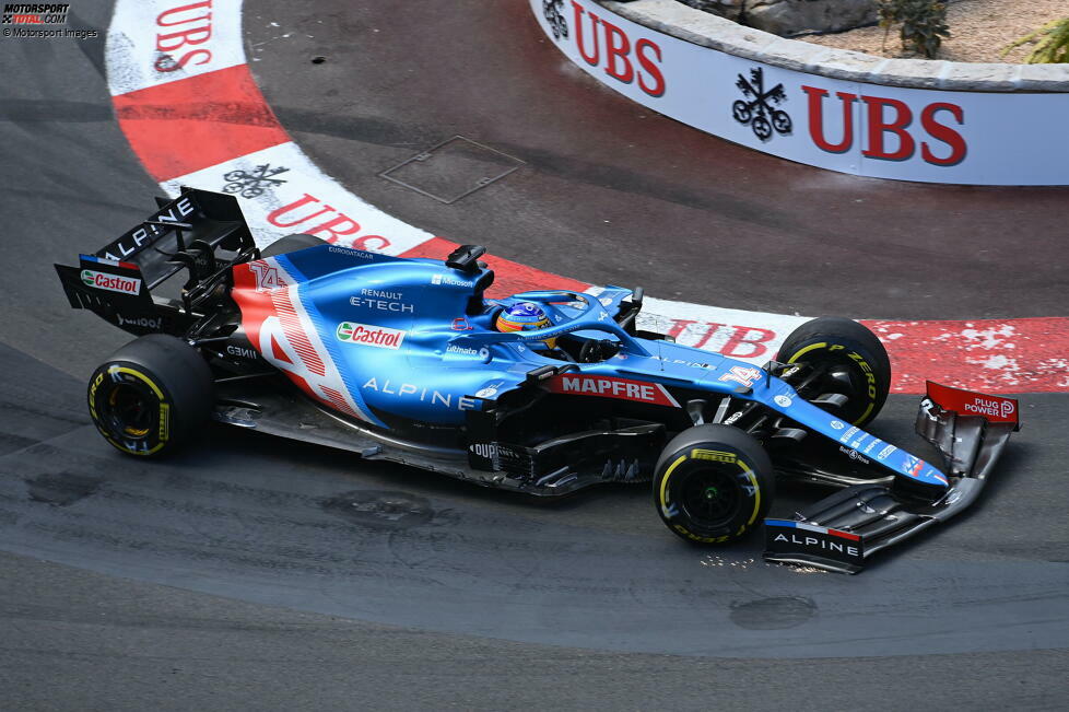 Fernando Alonso (5): Noch ein ehemaliger Monaco-Sieger, der am Wochenende überhaupt nicht zurechtkam. Q1-Aus im Qualifying, während der Teamkollege es fast in Q3 geschafft hätte und am Sonntag sogar punktete. Der Alpine war an diesem Wochenende sicher nicht das beste Auto. Trotzdem hätten wir da mehr erwartet.