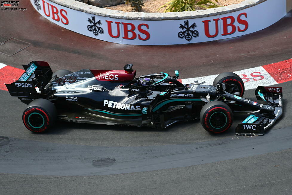 Lewis Hamilton (4): Verkehrte Welt bei Mercedes. Während Bottas an einem schwierigen Wochenende zumindest noch eine ordentliche Pace zeigte, ging beim Weltmeister gar nichts. Im Qualifying nur auf P7 und unter anderem hinter einem AlphaTauri. Das ist natürlich viel zu wenig, wenn der Teamkollege Dritter wird. Im Rennen dann machtlos.