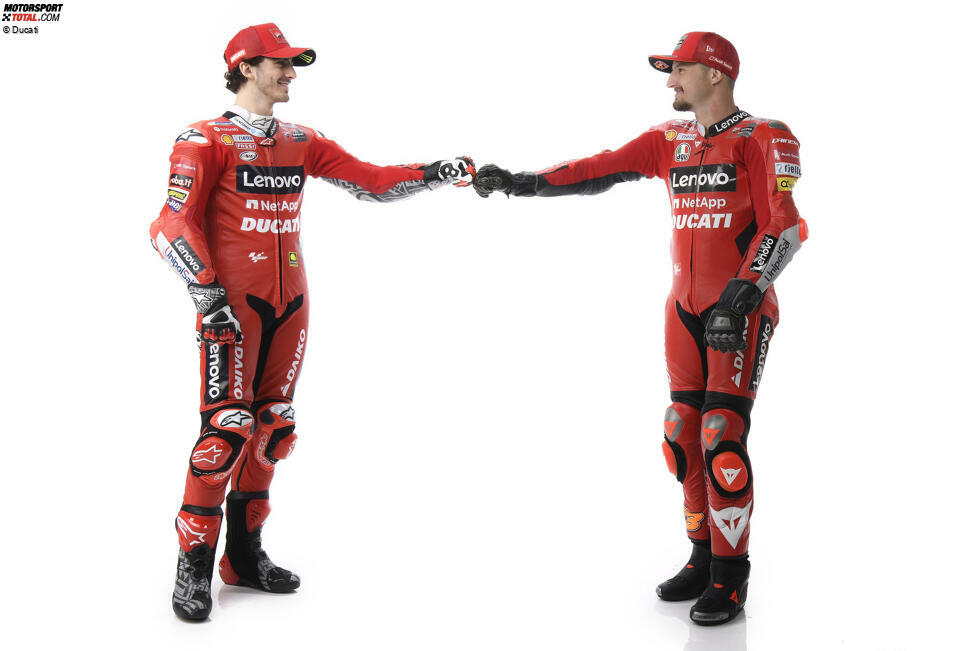 Ducati Lenovo Team: Francesco Bagnaia #63, Jack Miller #43