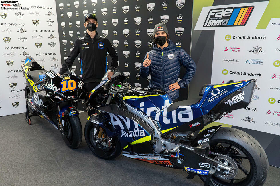 Avintia Esponsorama Racing: Luca Marini #10, Enea Bastianini #23