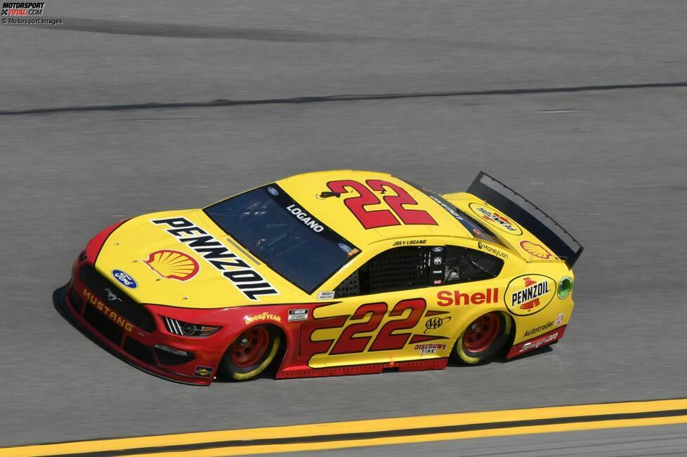 #22: Joey Logano (Penske-Ford) - NASCAR-Champion 2018 und Daytona-500-Sieger 2015
