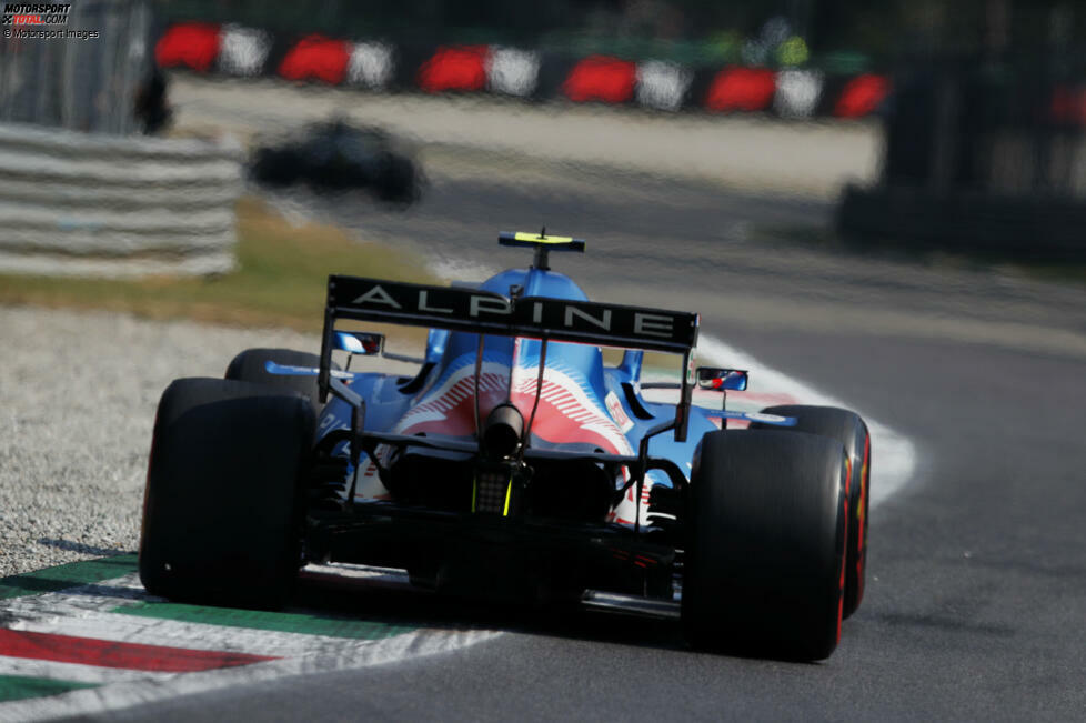 Esteban Ocon (3): Kam in Monza irgendwie nie so richtig in Schwung. In Qualifying, Sprint und Rennen jeweils hinter Alonso, dazu die Strafe für die Aktion gegen Vettel. Mit P10 am Ende zumindest noch einen Zähler mitgenommen, aber mehr als 