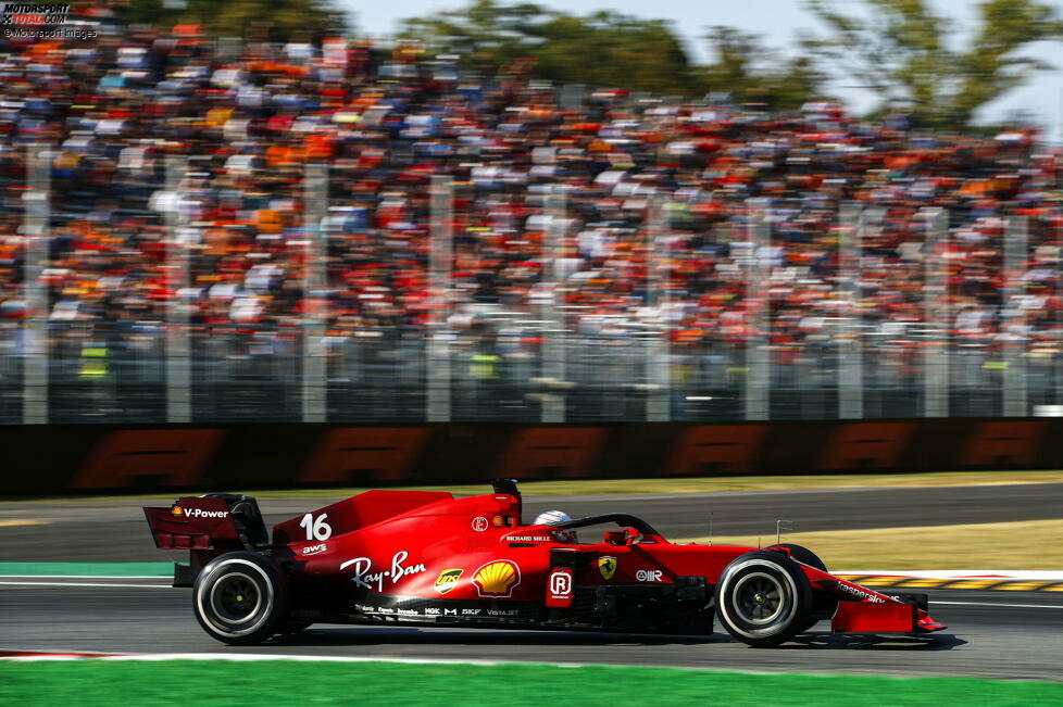 Charles Leclerc (2): Mit P4 wohl das Maximum für Ferrari beim Heimspiel an diesem Wochenende herausgeholt. Lediglich im Qualifying mit P8 etwas schwächer unterwegs, was allerdings an Problemen mit dem Motor lag. Nicht seine Schuld also. Für eine 1 fehlte uns am Ende allerdings das 