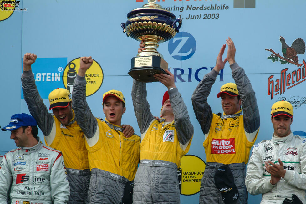 Und auch auf der Langstrecke schlägt Phoenix zu. Zusammen mit Opel gewinnt man 2003 die 24h Nürburgring. Für die Meuspather Equipe ist es bereits der zweite Triumph beim Langstrecken-Klassiker in der Eifel nach 2000 (mit Porsche).