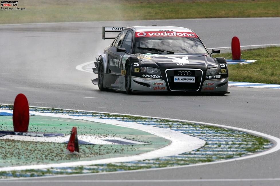 Moser bleibt Opel in der DTM bis zu deren Ausstieg im Jahr 2005 treu. Ab 2006 (Bild) muss man notgedrungen auf Vorjahres-Material aus dem Hause Audi wechseln. Trotzdem können Fahrer wie Alexandre Premat und Markus Winkelhock immer wieder Highlights setzen.