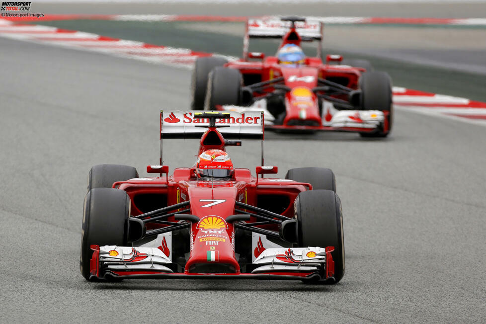 2014 waren Alonso und Räikkönen Teamkollegen bei Ferrari. Der Spanier erinnert sich: 
