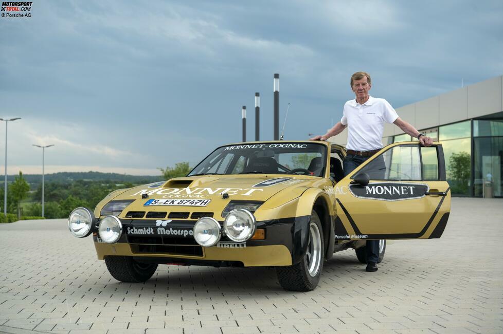 Walter Röhrl und sein Porsche 924 Carrera GTS Rallye