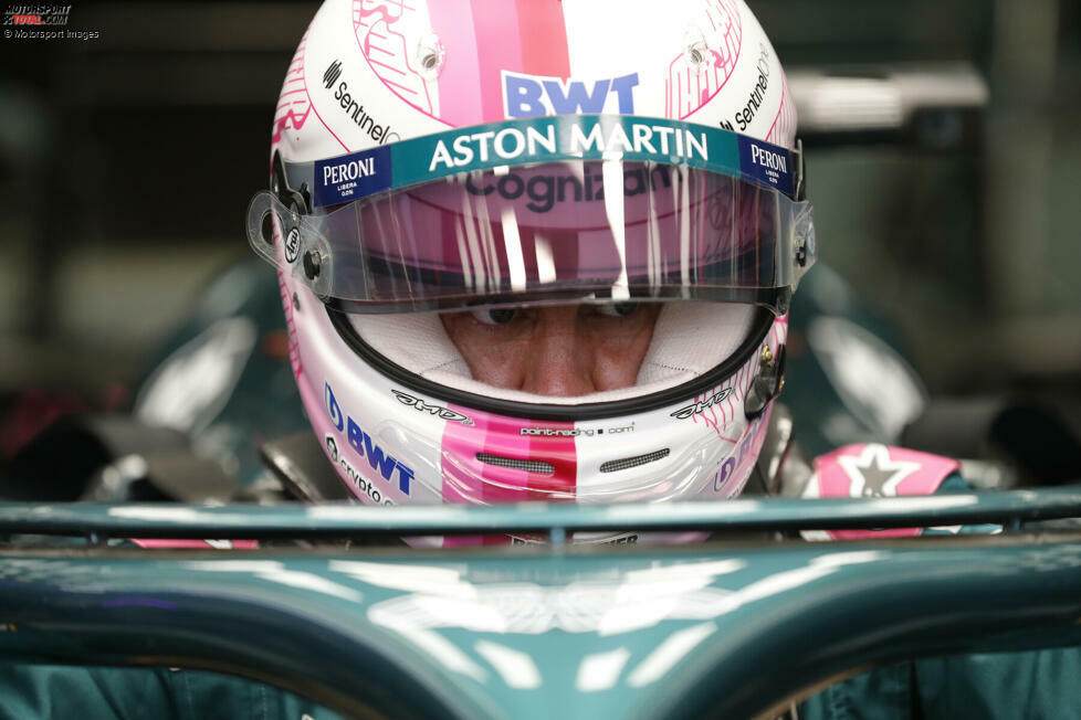 Sebastian Vettel (5): Der Speed im Aston Martin war ansatzweise erkennbar. Davon abgesehen war das leider zu oft der Vettel, den wir noch aus 2020 kennen. Strafe im Qualifying, letzter Startplatz, im Rennen in Ocon gecrasht. Vor allem die Summe der Fehler lässt am Ende keine bessere Note zu.