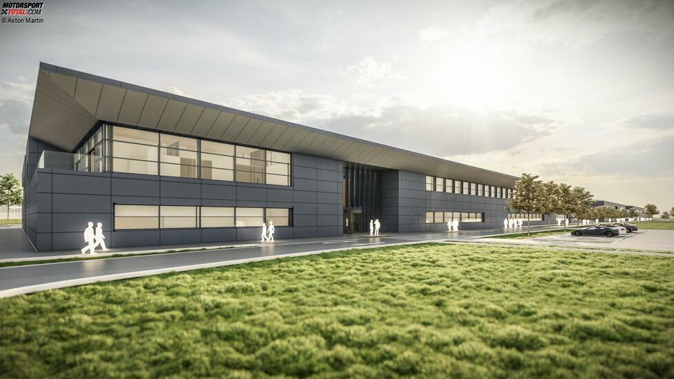 So wird sie aussehen, die neue Fabrik des Aston-Martin-Teams in Silverstone.