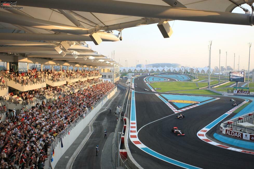 Abu Dhabi: Nach dem Grand Prix 2020 beugten sich die Eigentümer der Strecke dem öffentlichen Druck und ordneten Umbau-Arbeiten an. Unter anderem entfiel die Schikane vor der ersten Haarnadel (Bild), außerdem wurden weitere Passagen flüssiger gestaltet. Das restliche Layout aber blieb erhalten.