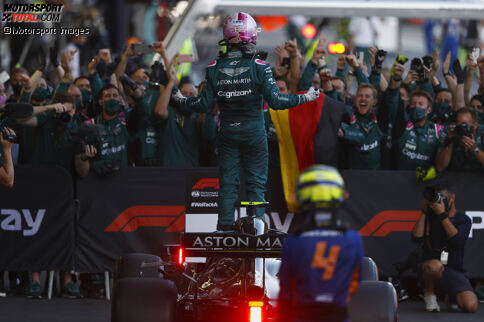 Vettel Zweiter in Baku: Die schönsten Jubelfotos!