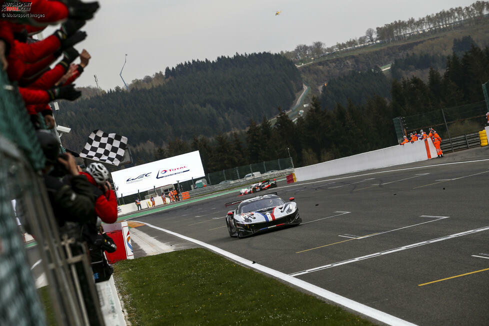 Endurance-Trophäe für GTE-Am-Teams, P1: AF Corse #83 (Ferrari 488 GTE) - 150 Punkte