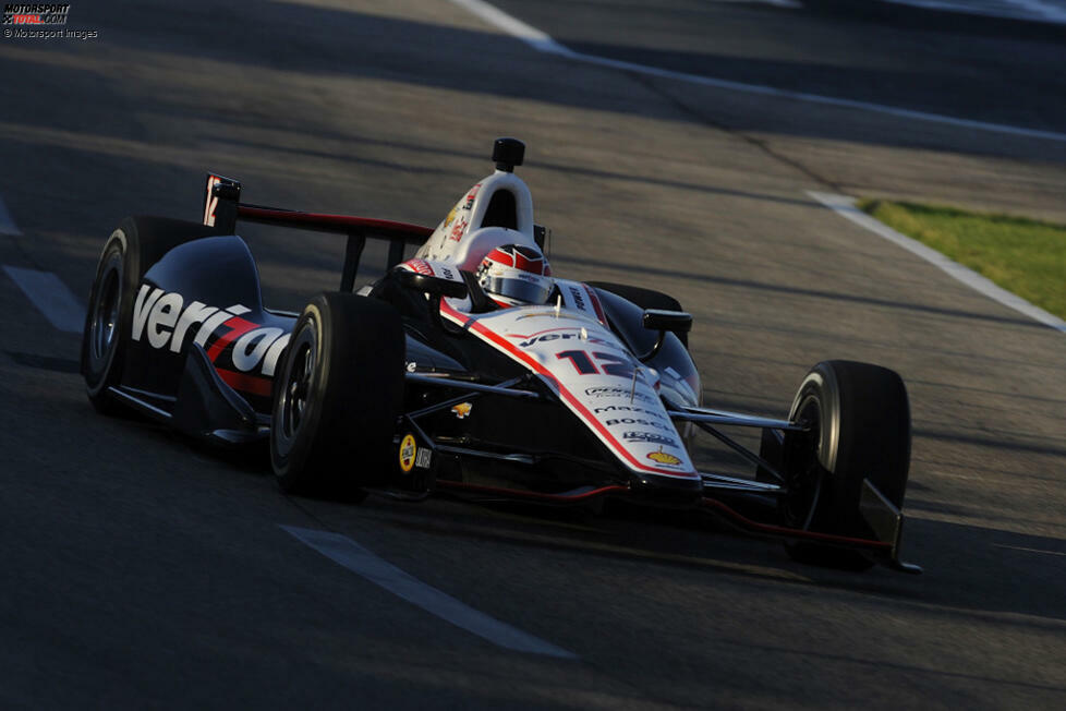 Fort Worth 2012: Ein Jahr nach seinem ersten Oval-Sieg hat Power auch 2012 auf dem Texas Motor Speedway wieder gute Siegchancen. Doch die nimmt er sich selber. Im Gegensatz zu vielen anderen Rennen zeigt er sich erst nach 170 Runden erstmals in Führung. 44 Runden vor Schluss wird es bei einem Restart zu eng. Seite an Seite mit ...