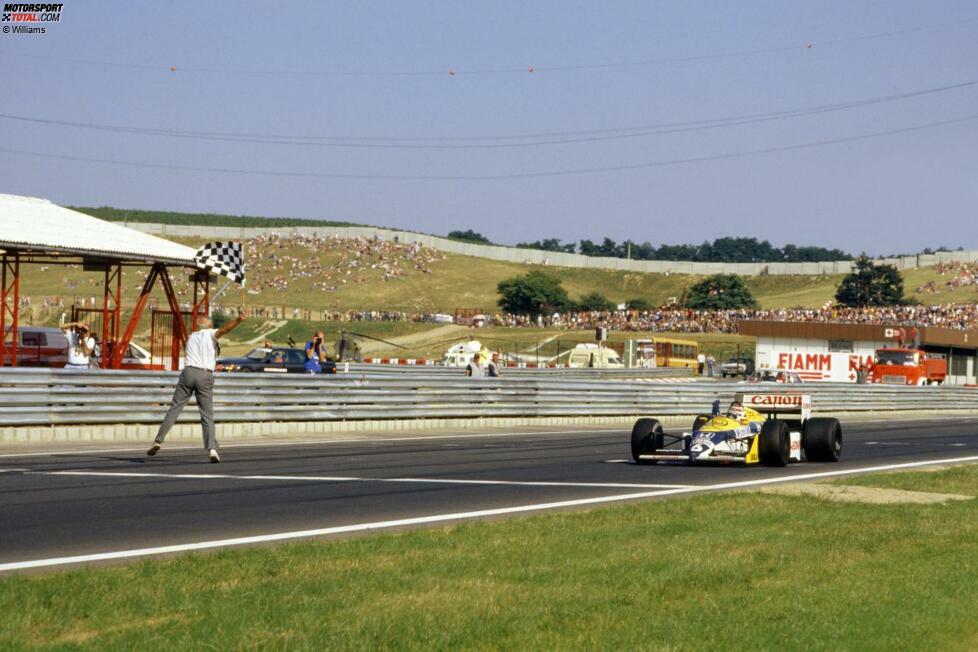 Während Brabham bis zur finalen Saison 1992 immer weiter abrutscht, wechselt Piquet 1986 zu Williams. Wird er in der ersten Saison ganz knapp 
