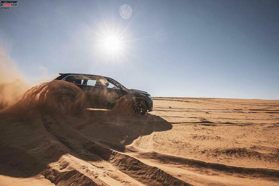 Die zweite Woche führt die Dakar-Teilnehmer in die Rub al-Chali. Es ist die größte Sandwüste der Erde. Sie bedeckt eine Fläche von 680.000 Quadratkilometern.