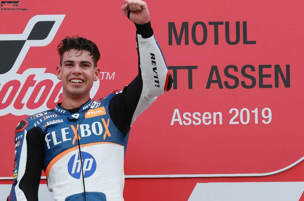 Augusto Fernandez hingegen hält sich schadlos. Auch die Moto2-Saison 2019 bestreitet er für das Pons-Team - und in diesem Fall von Beginn an. In Assen gelingt ihm der erste von drei Siegen. Am Saisonende ist er Fünfter der Gesamtwertung.