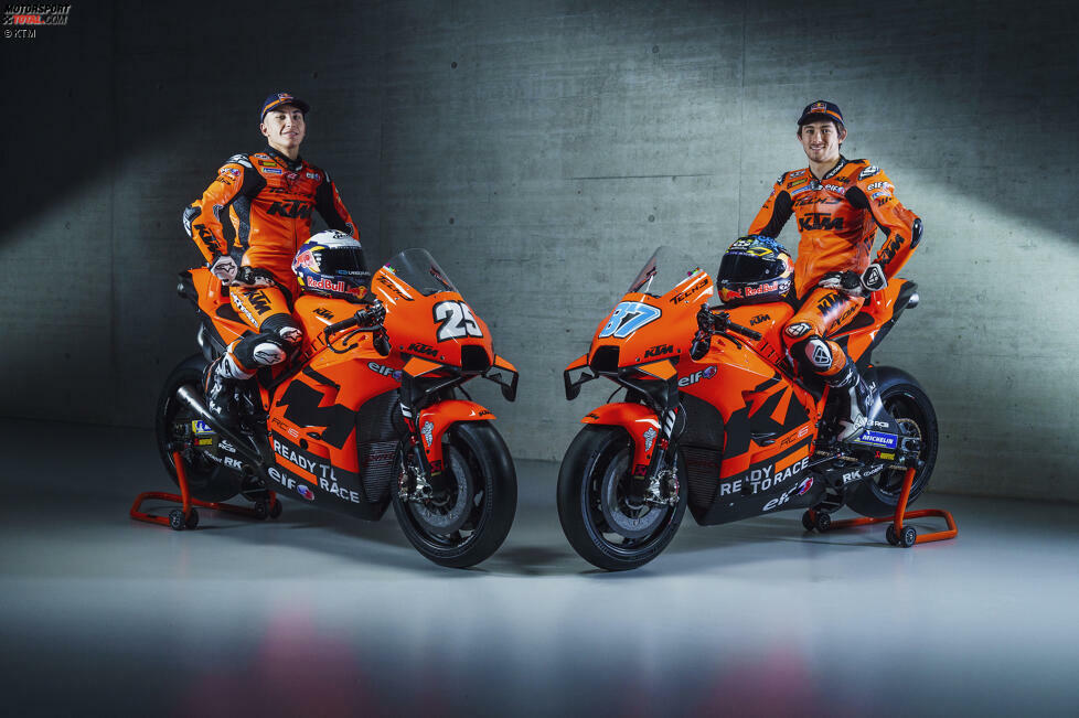 Auch 2022 sind Fernandez und Gardner Teamkollegen, aber nicht auf Moto2-Bikes des Ajo-Teams, sondern auf MotoGP-Bikes des Tech-3-Teams. Hersteller ist KTM, aber der setzt Champion und Vizechampion der Moto2-Saison 2021 nach nur einer MotoGP-Saison direkt wieder vor die Tür.