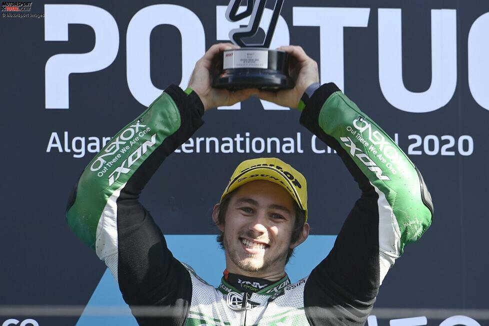 Erstmals einen Grand-Prix-Sieg bejubeln darf Remy Gardner beim Saisonfinale 2020 in Portimao. Mit diesem Erfolg schließt der Australier seine fünfte Moto2-Saison auf dem sechsten Platz der Gesamtwertung ab. Aber es kommt noch besser.