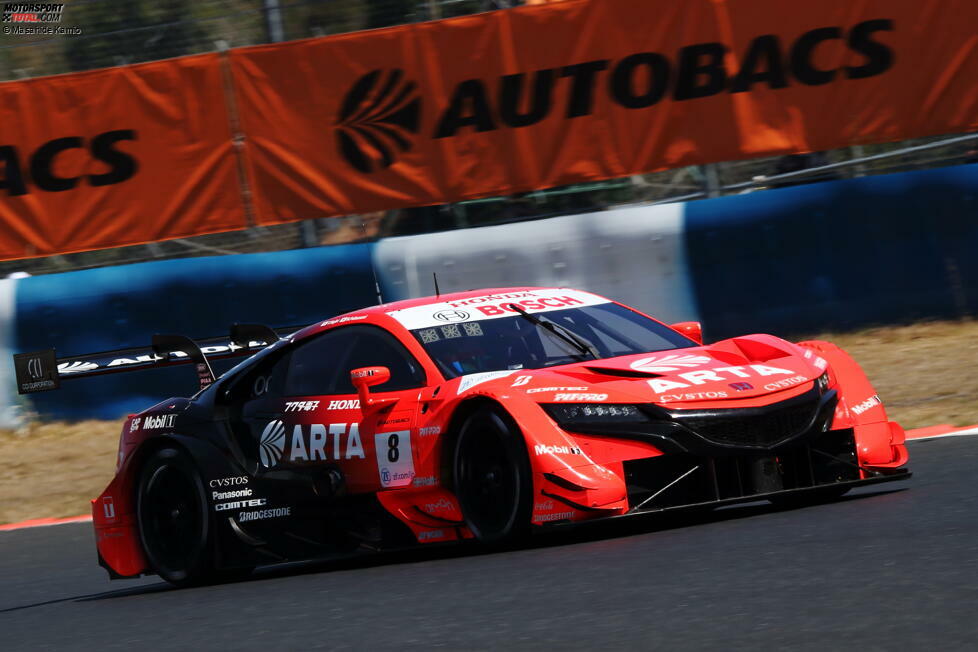 Autobacs Racing Team Aguri (ARTA) - #8 Honda NSX-Type S GT500 - Nirei Fukuzumi, Tomoki Nojiri - Bridgestone