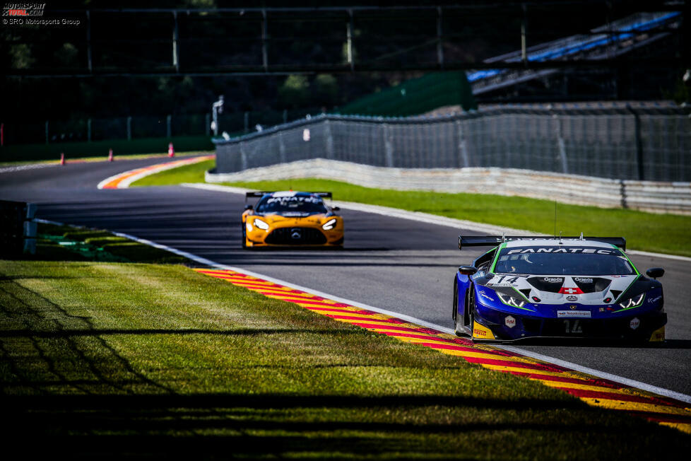 Platz 16 im Qualifying: Tuomas Tujula/Stuart White/Konsta Lappalainen, Emil-Frey-Lamborghini #14