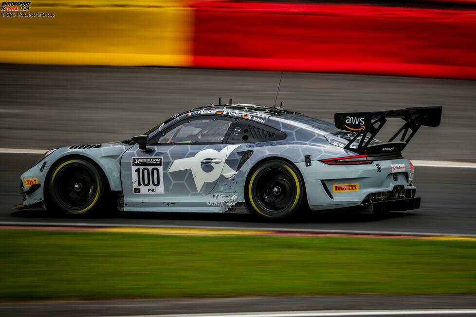 Platz 14 im Qualifying: Julien Andlauer/Marvin Dienst/Sven Müller, Toksport-WRT-Porsche #100