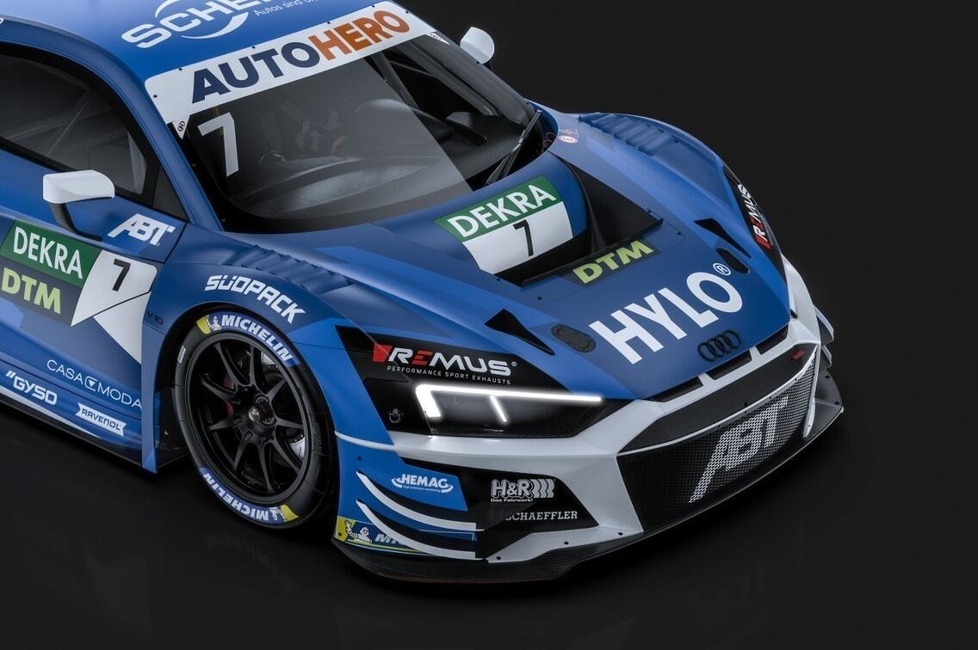 Wie die Abt-Audi-Boliden von Comeback-Star Rene Rast, GT3-Ass Kelvin van der Linde und Rohdiamant Ricardo Feller für die DTM-Saison 2022 aussehen