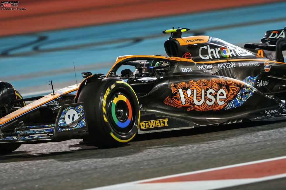 Lando Norris (1): Nicht alle in der Redaktion waren sich zunächst einig. Fakt ist aber, dass der Brite in Qualifying und Rennen mit P7 respektive P6 als 