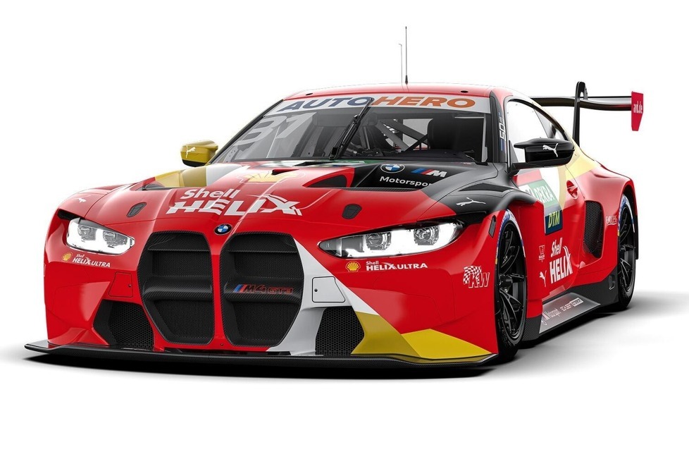 So sehen die vier BMW M4 GT3 der Teams Walkenhorst (Marco Wittmann, Esteban Muth) und Schubert (Sheldon van der Linde, Philipp Eng) für die DTM-Saison 2022 aus