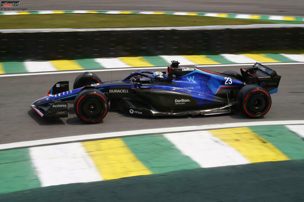 Alexander Albon (4): War besser unterwegs als Latifi und stellte den Williams am Freitag fast in Q3. Sprint und Rennen liefen dann aber schlechter, was zwar nicht nur seine Schuld war. Für eine 3 war es der Redaktion insgesamt aber etwas zu wenig. So bekommen am Ende bei Williams-Fahrer eine vier - Albon eine gute, Latifi eine schlechte.