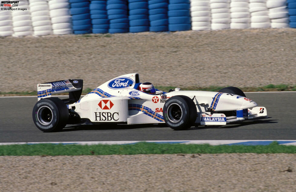... schreibt das Stewart-Team von Ex-Champion Jackie Stewart, das ab 1997 in der Formel 1 firmiert, mit mehrheitlich weißen Fahrzeugen. Damit ist man in der Startaufstellung aber nicht alleine, denn auch ...