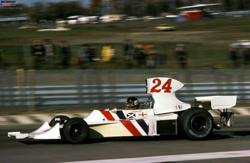 ... der Hesketh 308B sein, mit dem James Hunt die Formel-1-Saison 1975 bestritten hat. Hunt erzielte den einzigen Sieg für das britische Privatteam, das teilweise freiwillig auf Sponsorengelder verzichtete - und schließlich aufgeben musste.