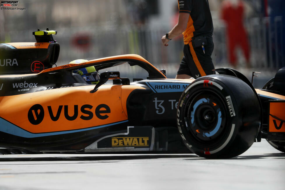 Bei McLaren sitzt zum dritten Mal in Folge nur Lando Norris im Auto. Grund: Daniel Ricciardo hat einen positiven Coronatest. Und: Der MCL36 leidet weiter unter Bremsproblemen, weshalb ...