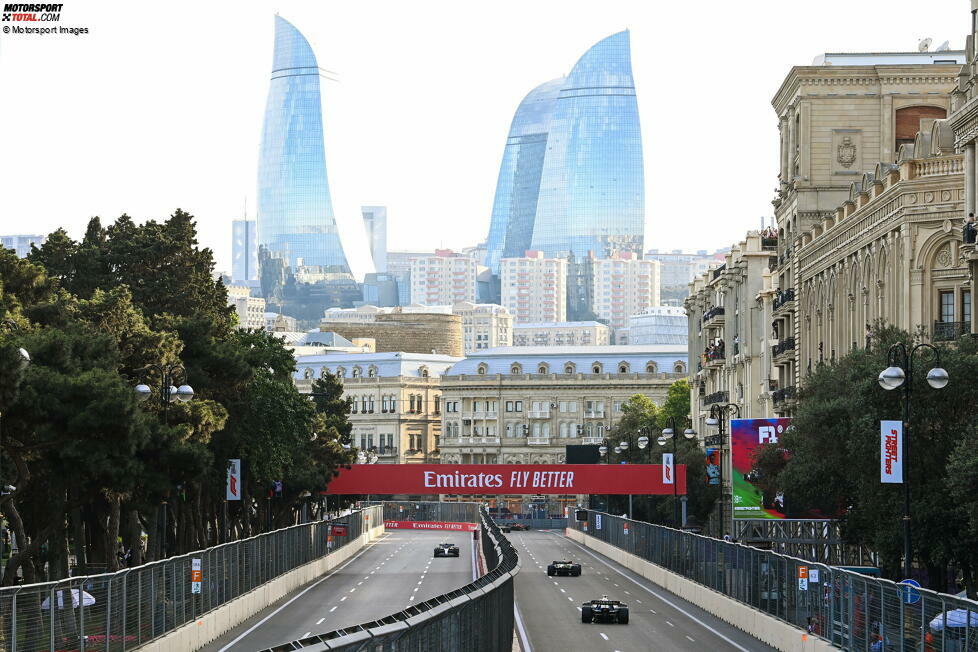 Die wichtigsten Fakten zum Formel-1-Sonntag in Baku: Wer schnell war, wer nicht und wer überrascht hat - alle Infos dazu in dieser Fotostrecke!