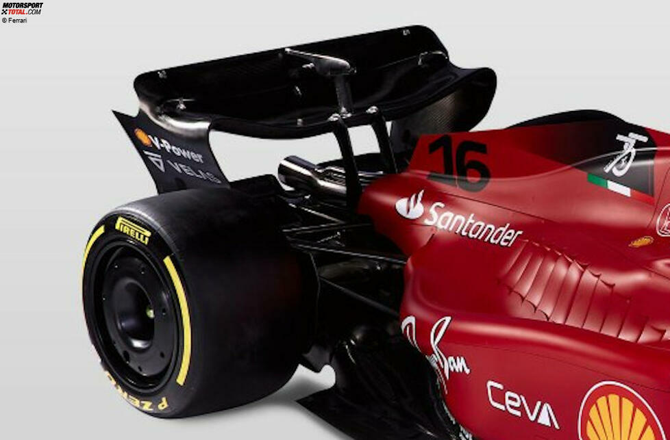 ... ebenfalls in Schwarz gehaltene Heckflügel. Völlig neu ist dieses Design aber nicht: Ferrari ist schon ...