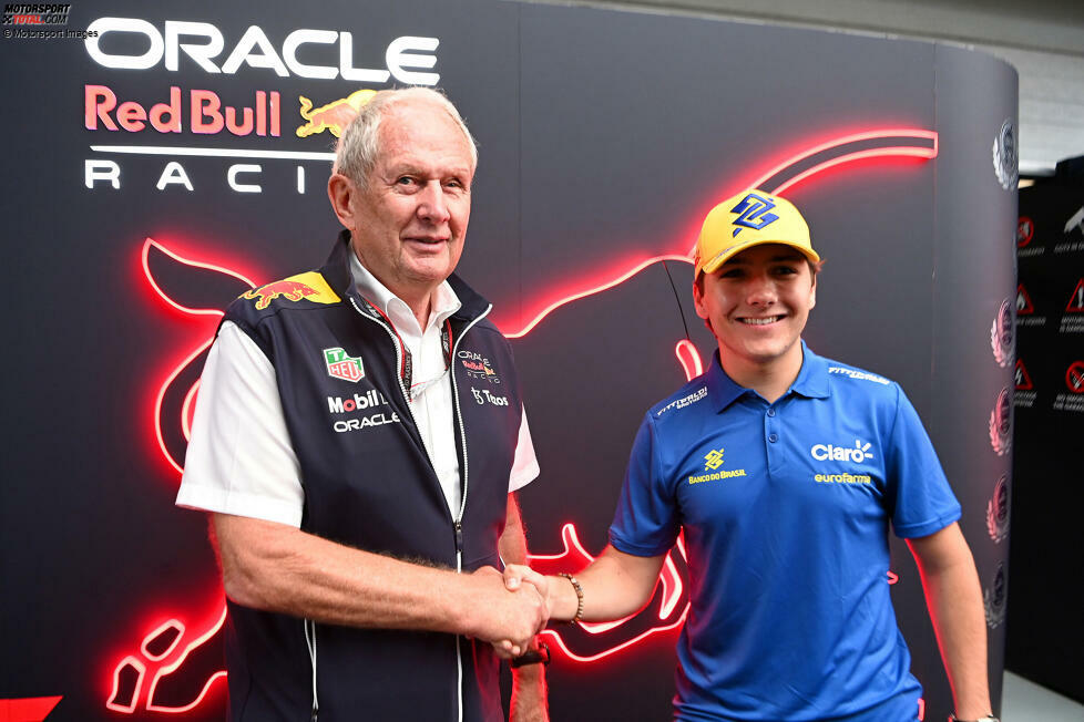 Ganz frisch bei Red Bull ist Enzo Fittipaldi. Der Enkel von Ex-Weltmeister Emerson Fittipaldi fuhr 2022 noch nicht unter dem Bullen-Banner, überzeugte bei Underdog Charouz mit Platz acht aber so, dass er ab sofort unter Vertrag steht und 2023 zum besseren Carlin-Team wechseln kann.