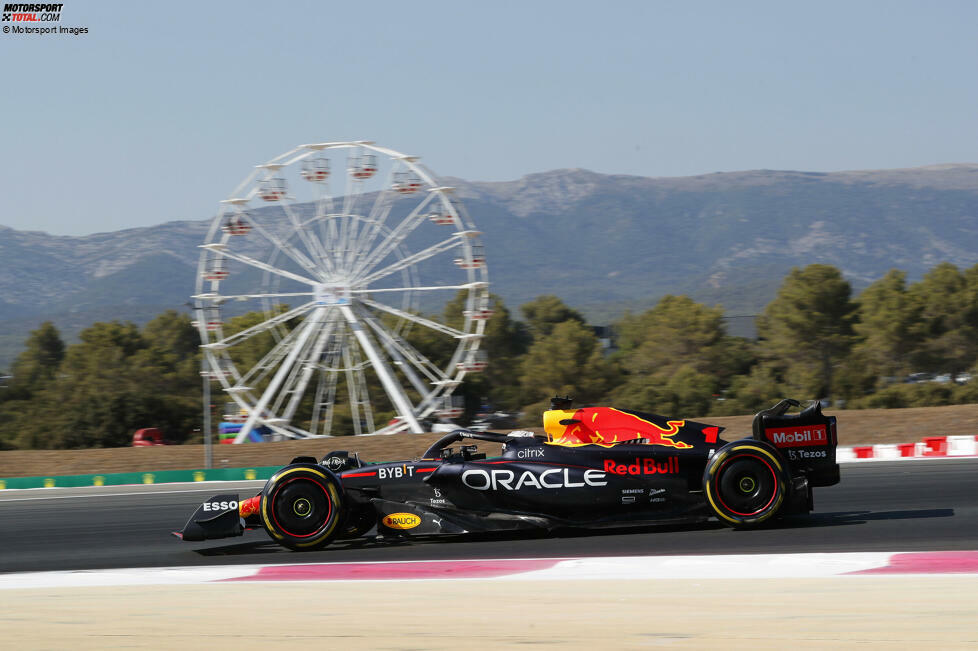 ... wirkt Ferrari ebenfalls stark, aber Red Bull kann mithalten. Insgesamt aber dürfte Verstappen in Le Castellet leicht im Hintertreffen sein, genau wie ...