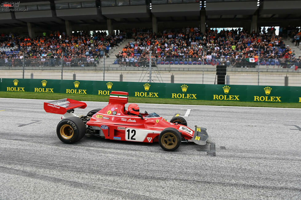 Mathias Lauda im Ferrari 312B3 aus der Saison 1974